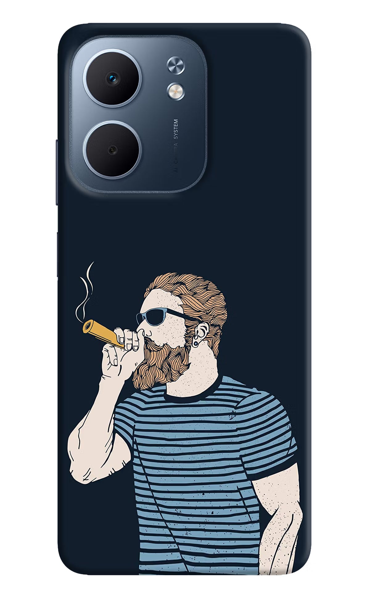 Smoking Oppo A5x 5G Hard Case Back Cover by Casekaro