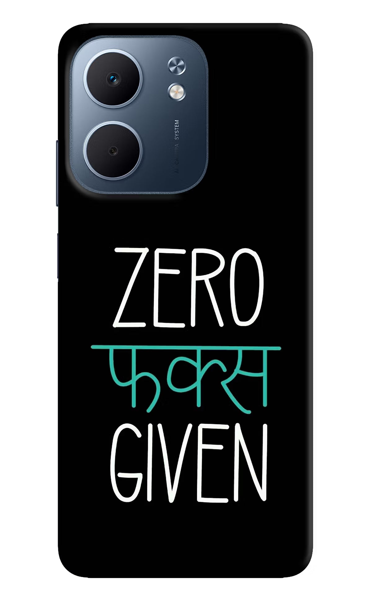 Zero Fucks Given Oppo A5x 5G Hard Case Back Cover by Casekaro