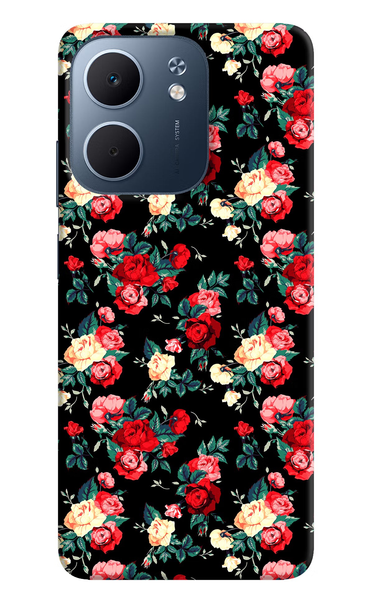 Rose Pattern Oppo A5x 5G Hard Case Back Cover by Casekaro