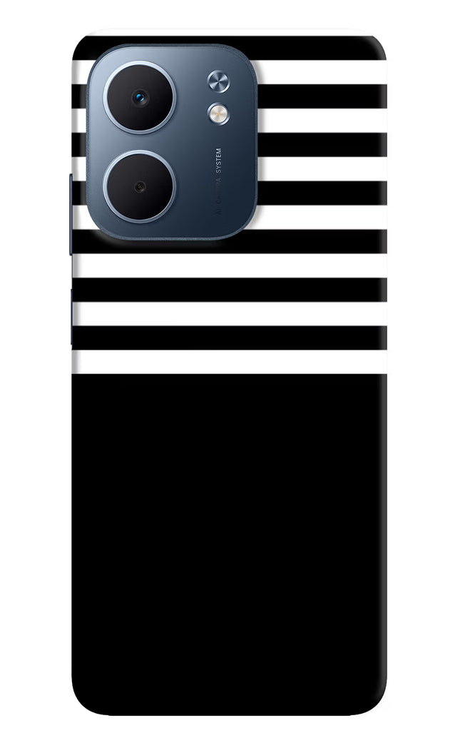 Black and White Print Oppo A5x 5G Hard Case Back Cover by Casekaro