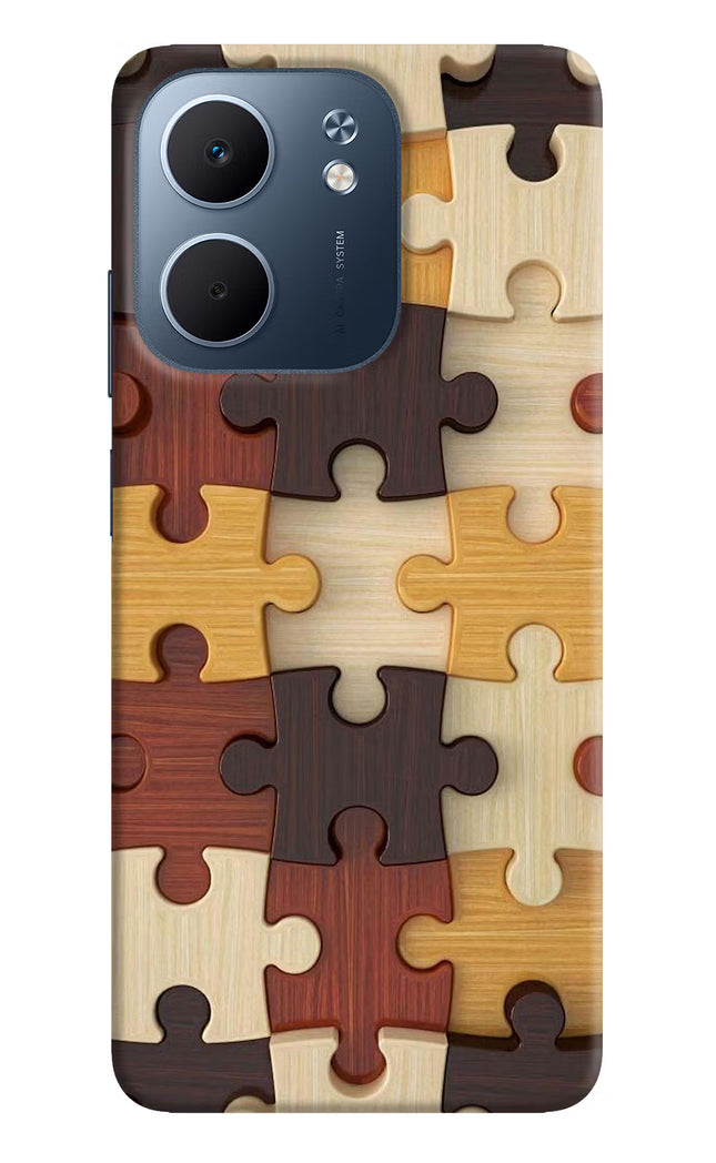 Wooden Puzzle Oppo A5x 5G Hard Case Back Cover by Casekaro