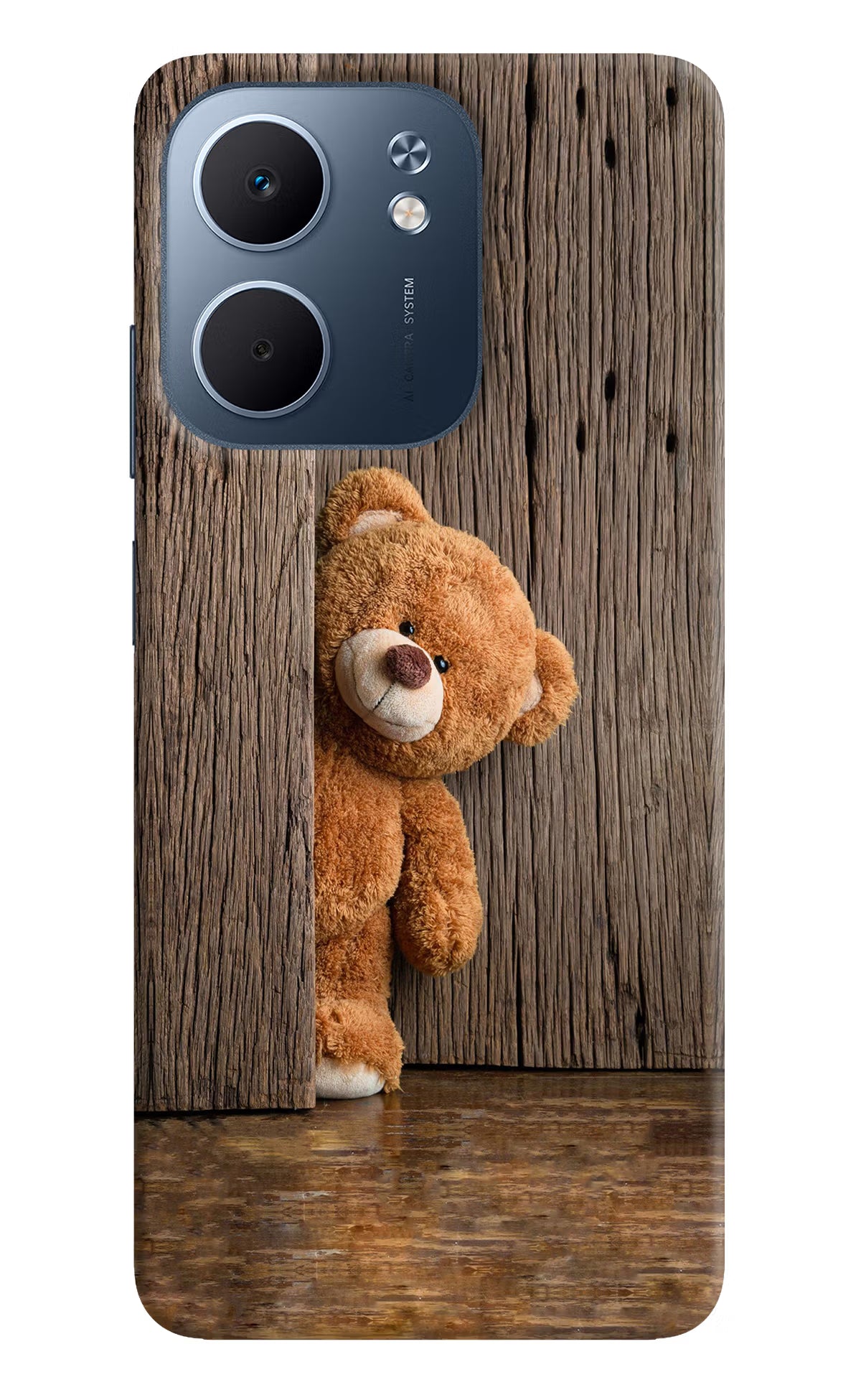 Teddy Wooden Oppo A5x 5G Hard Case Back Cover by Casekaro
