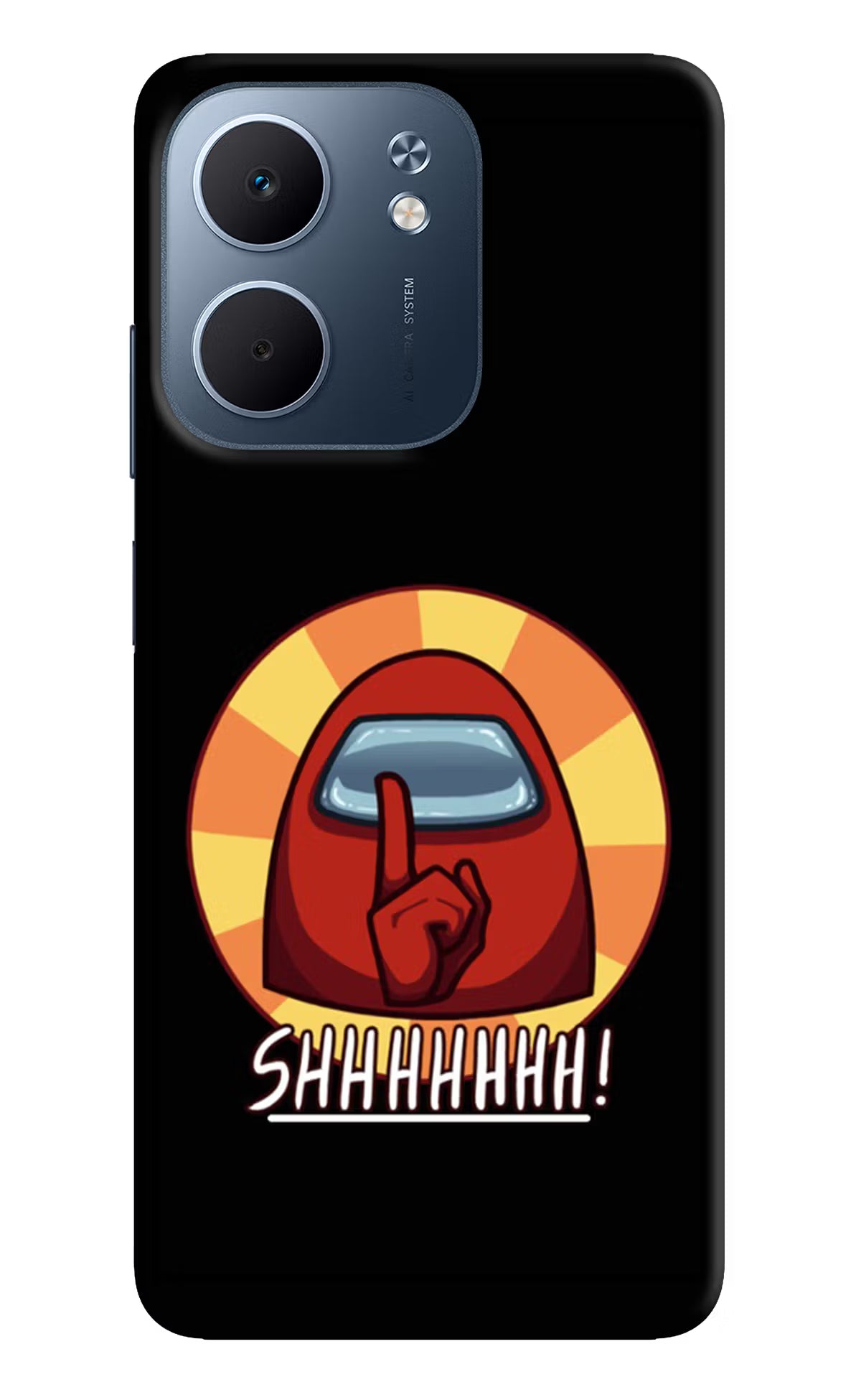 Among Us Shhh! Oppo A5x 5G Hard Case Back Cover by Casekaro
