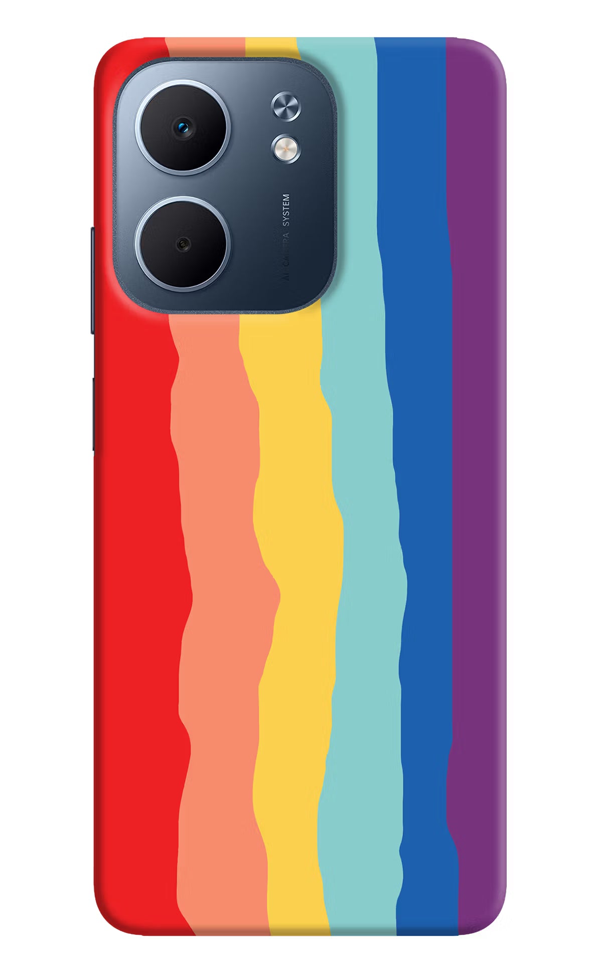 Rainbow Oppo A5x 5G Hard Case Back Cover by Casekaro