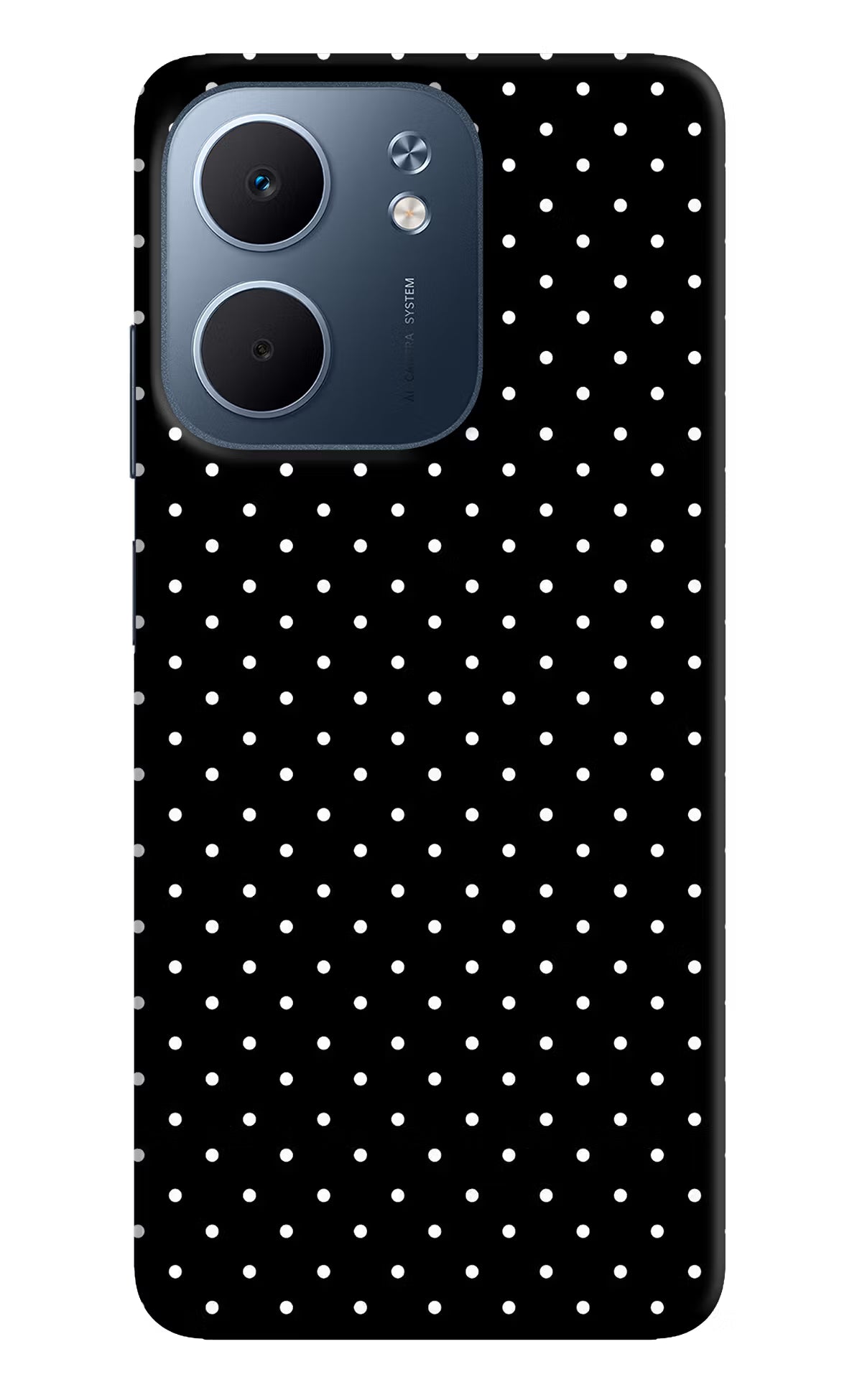 White Dots Oppo A5x 5G Hard Case Back Cover by Casekaro