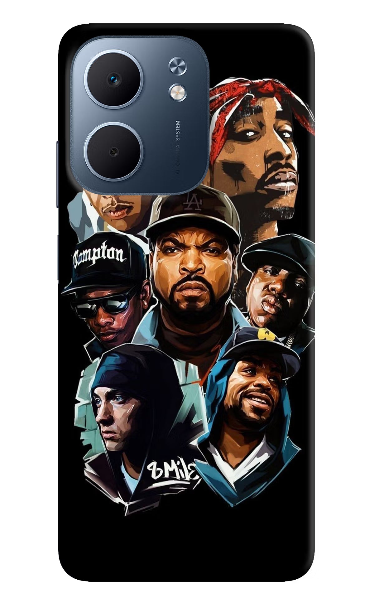 Rappers Oppo A5x 5G Hard Case Back Cover by Casekaro