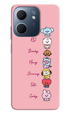 BTS names Oppo A5x 5G Hard Case Back Cover by Casekaro