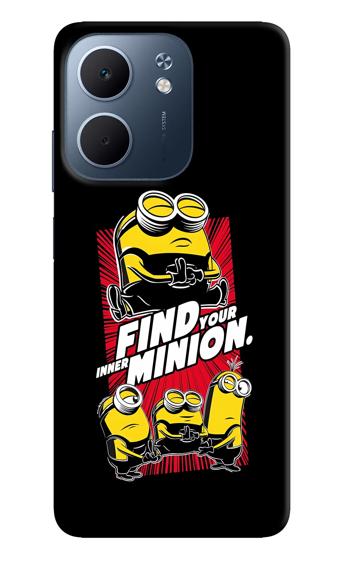 Find your inner Minion Oppo A5x 5G Hard Case Back Cover by Casekaro