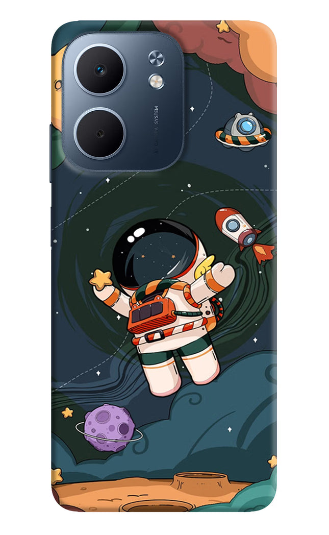 Cartoon Astronaut Oppo A5x 5G Hard Case Back Cover by Casekaro