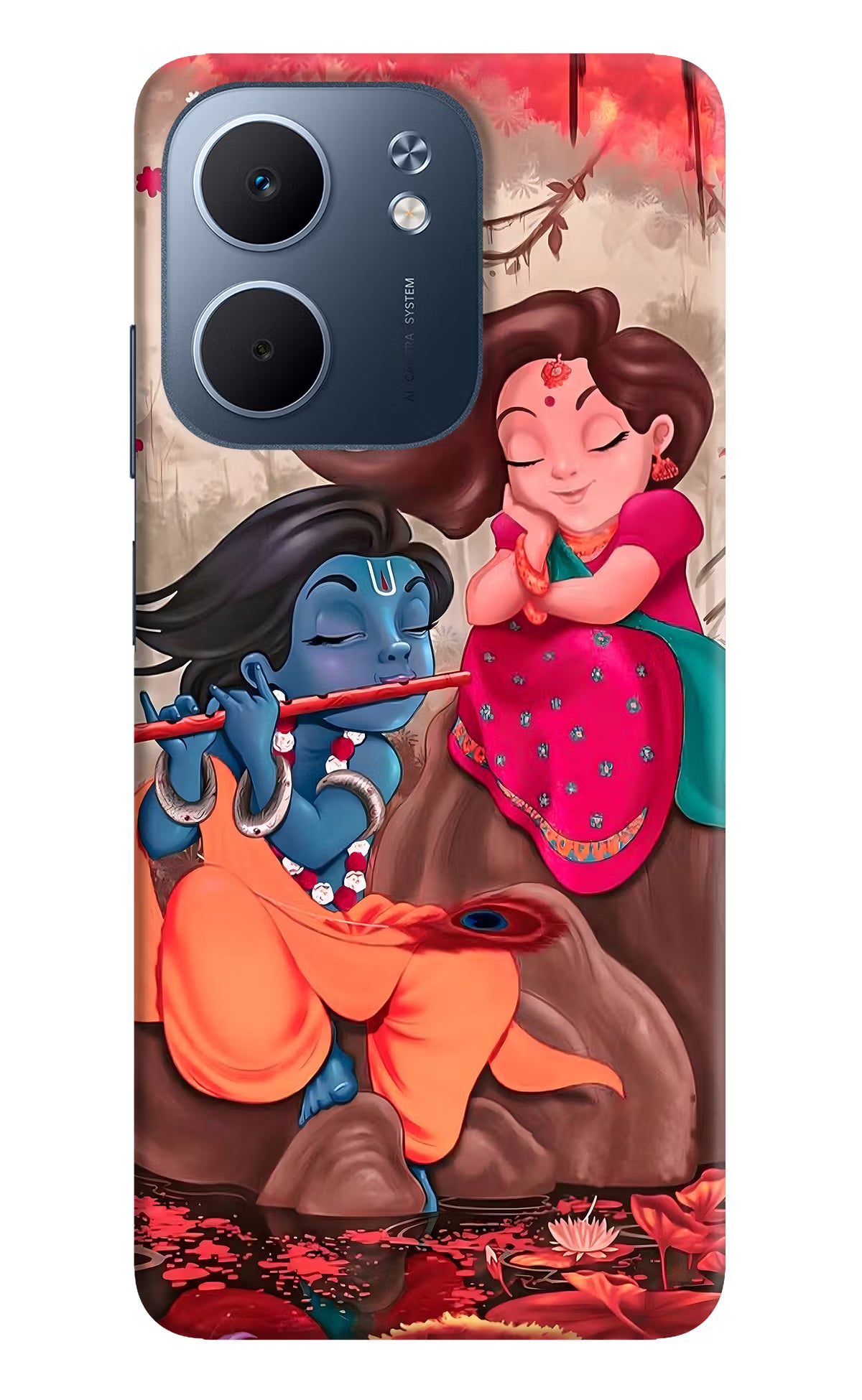 Radhe Krishna Oppo A5x 5G Hard Case Back Cover by Casekaro