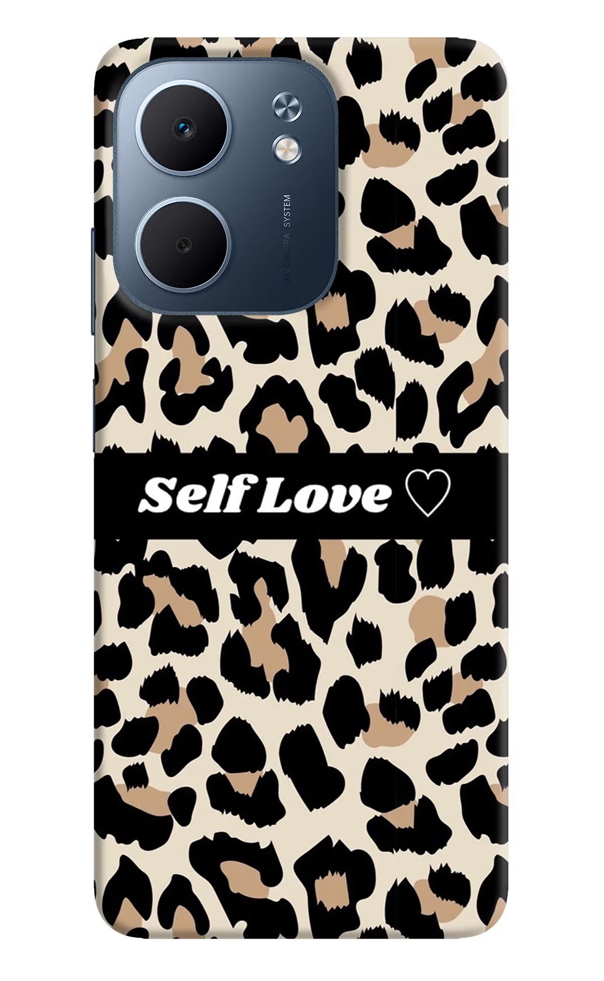 Leopard Print Self Love Oppo A5x 5G Hard Case Back Cover by Casekaro