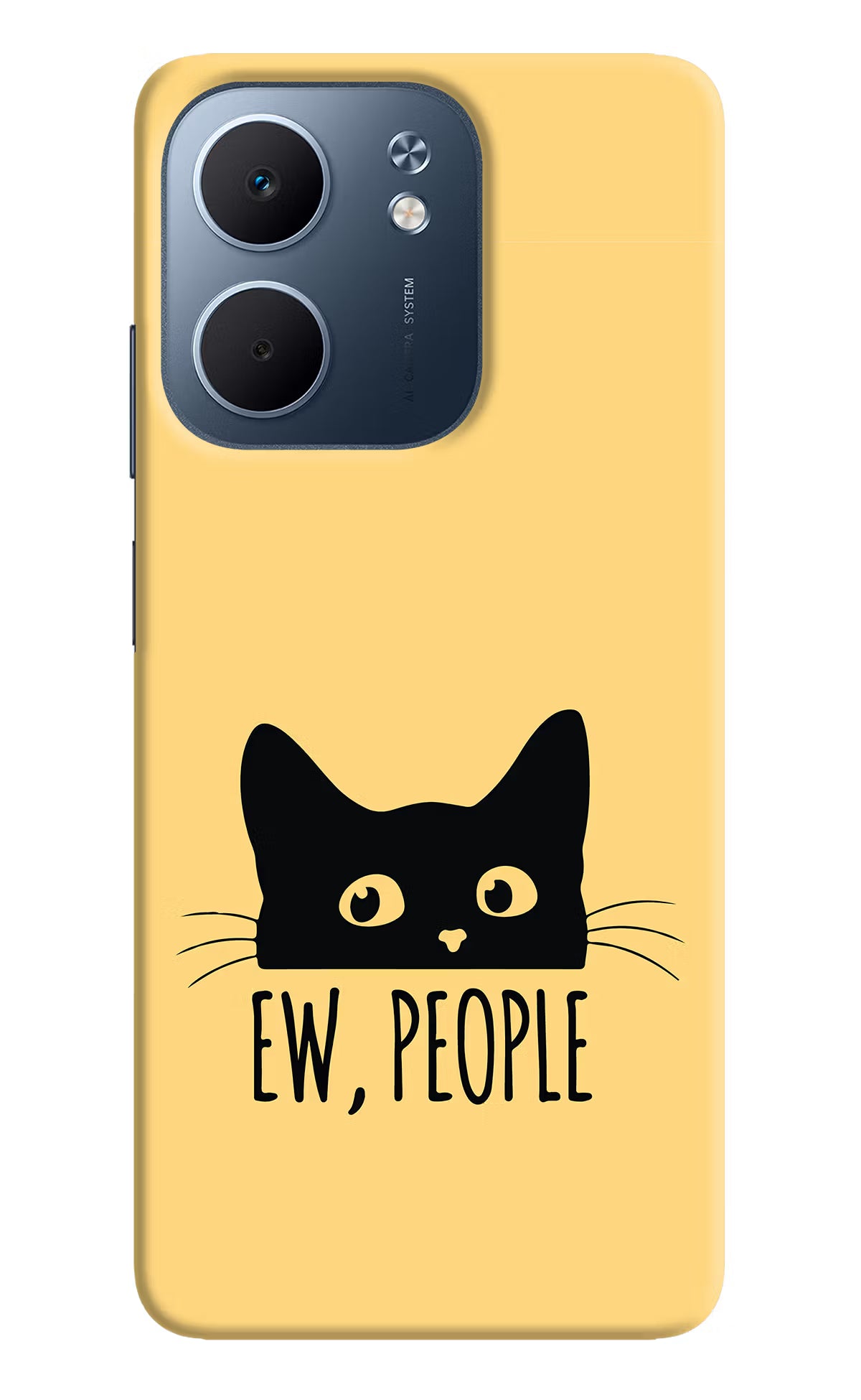 Ew People Catitude Oppo A5x 5G Hard Case Back Cover by Casekaro