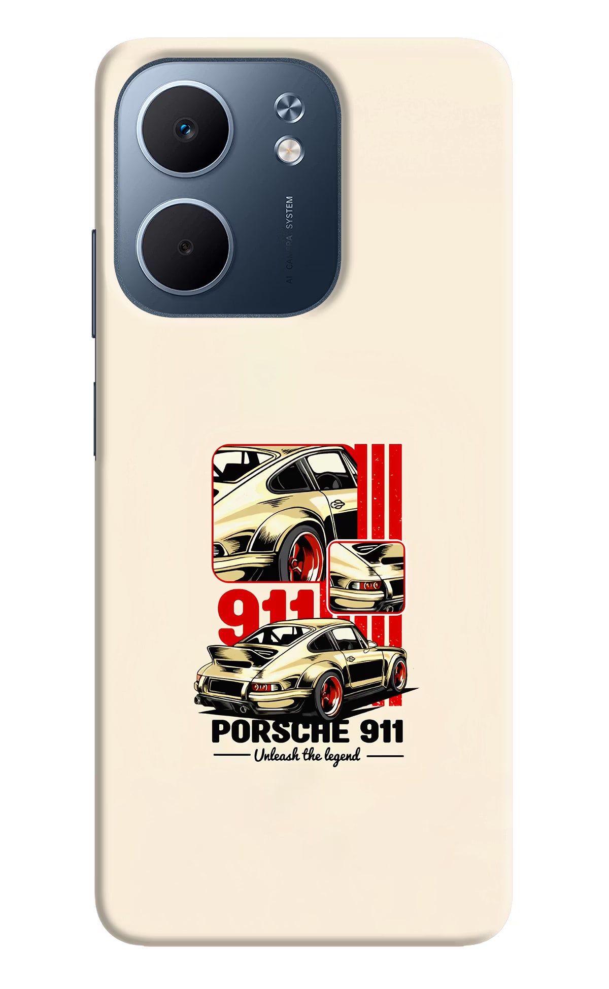 Classic Porsche 911 Oppo A5x 5G Hard Case Back Cover by Casekaro