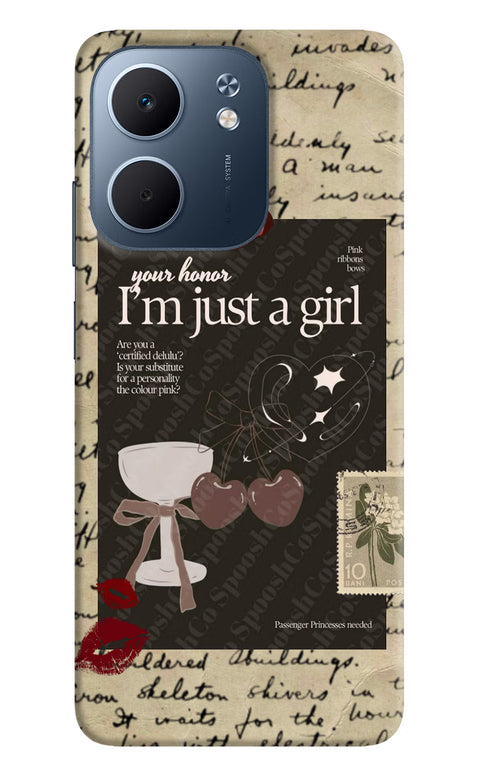 I am just a girl Oppo A5x 5G Back Cover