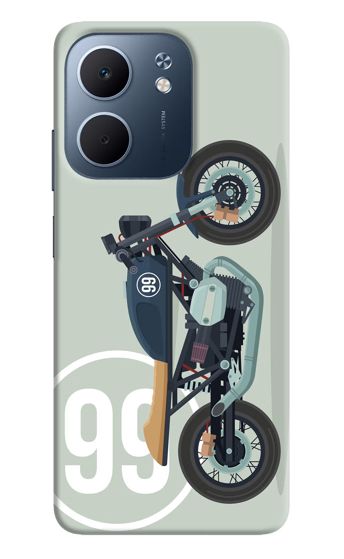 Classic Cafe Racer 99 Oppo A5x 5G Hard Case Back Cover by Casekaro