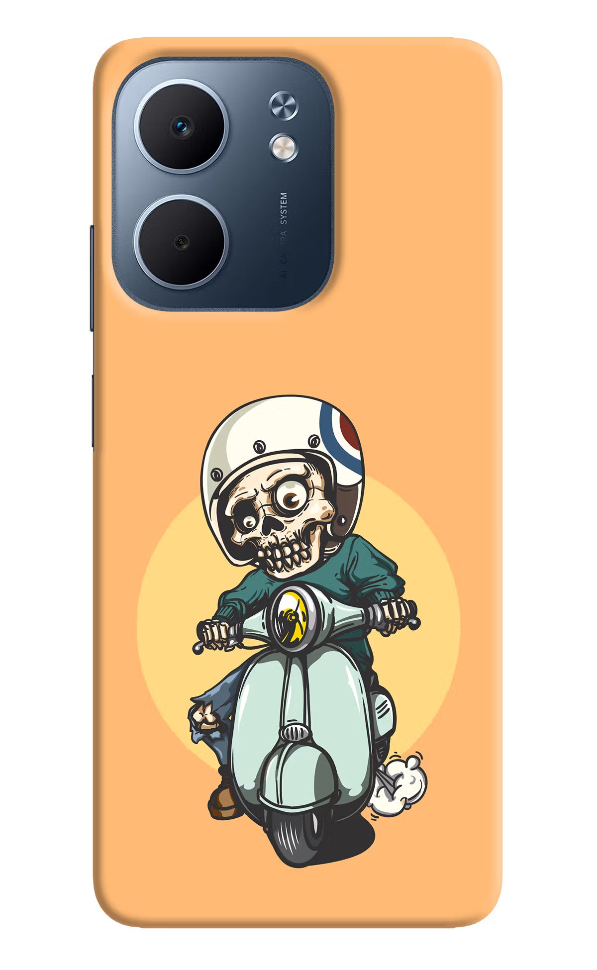 Undead Biker Oppo A5x 5G Hard Case Back Cover by Casekaro