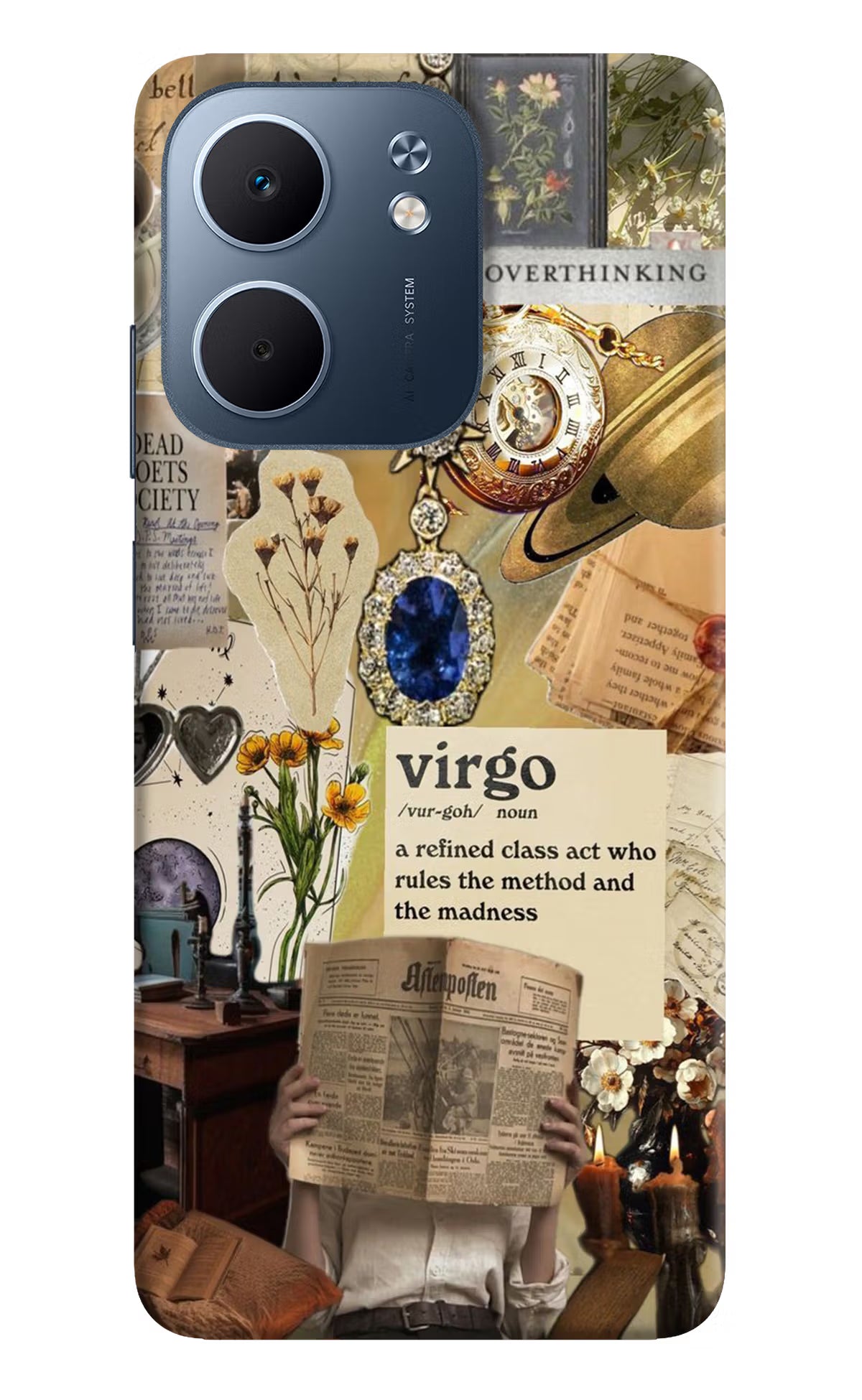 Virgo Zodiac Oppo A5x 5G Hard Case Back Cover by Casekaro