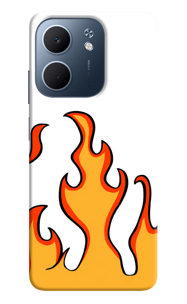 Fired Up – White Oppo A5x 5G Hard Case Back Cover by Casekaro