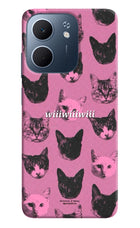 Pink Cats Oppo A5x 5G Hard Case Back Cover by Casekaro