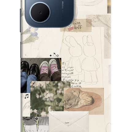 Soft Aesthetic Oppo A5x 5G Hard Case Back Cover by Casekaro
