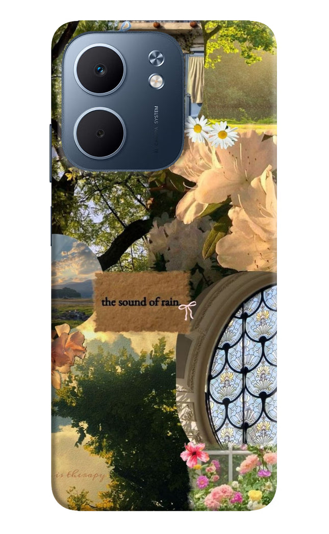 Rain Oppo A5x 5G Hard Case Back Cover by Casekaro