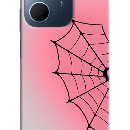 Pink Web Oppo A5x 5G Hard Case Back Cover by Casekaro