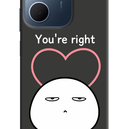 You're Right Oppo A5x 5G Hard Case Back Cover by Casekaro