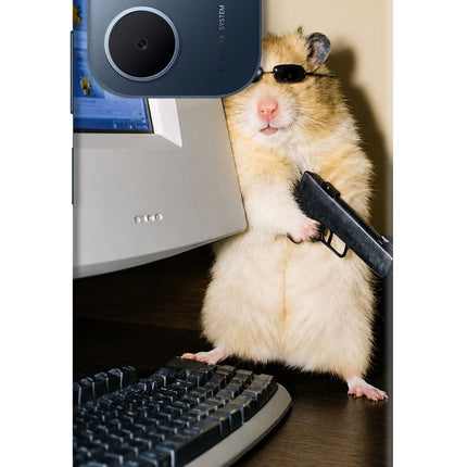 Hacker Hamster Oppo A5x 5G Hard Case Back Cover by Casekaro