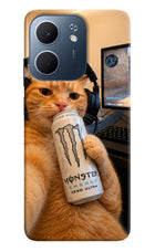 Gamer Cat Energy Oppo A5x 5G Hard Case Back Cover by Casekaro