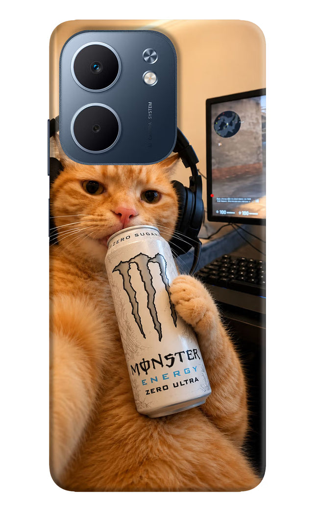 Gamer Cat Energy Oppo A5x 5G Hard Case Back Cover by Casekaro