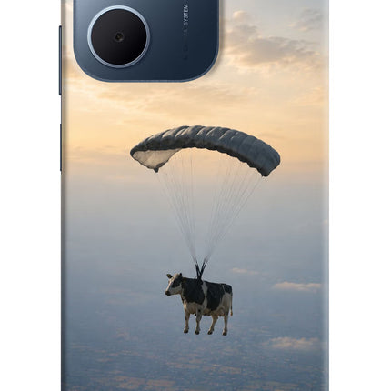 Skydiving Cow Oppo A5x 5G Hard Case Back Cover by Casekaro