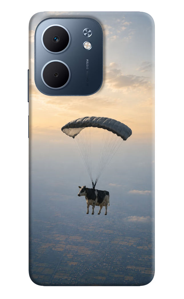 Skydiving Cow Oppo A5x 5G Hard Case Back Cover by Casekaro