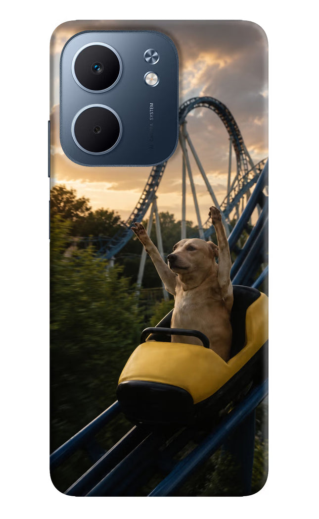 Rollercoaster Dog Oppo A5x 5G Hard Case Back Cover by Casekaro