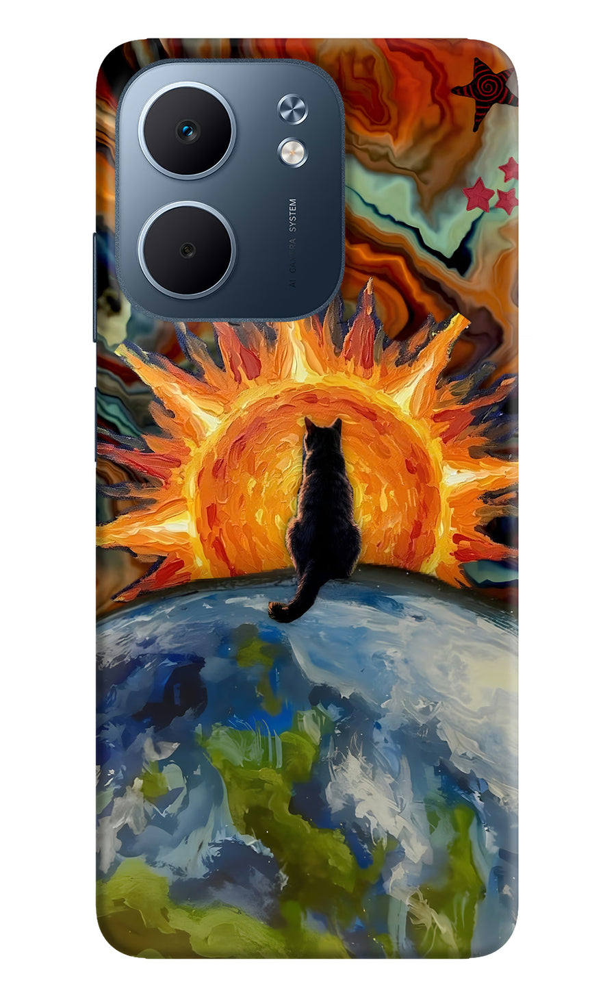 Sunrise Beyond Oppo A5x 5G Back Cover, Hard case