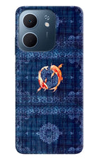 Koi Blue Oppo A5x 5G Hard Case Back Cover by Casekaro