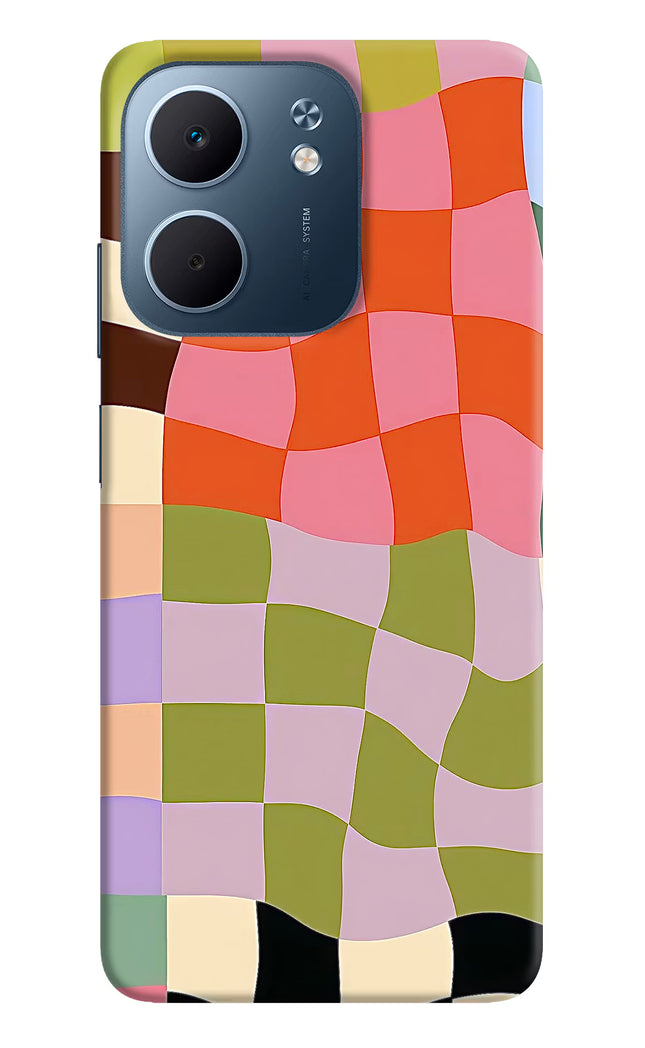 Wavy Grid Oppo A5x 5G Hard Case Back Cover by Casekaro