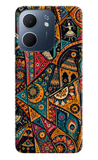 Folk Print Oppo A5x 5G Hard Case Back Cover by Casekaro