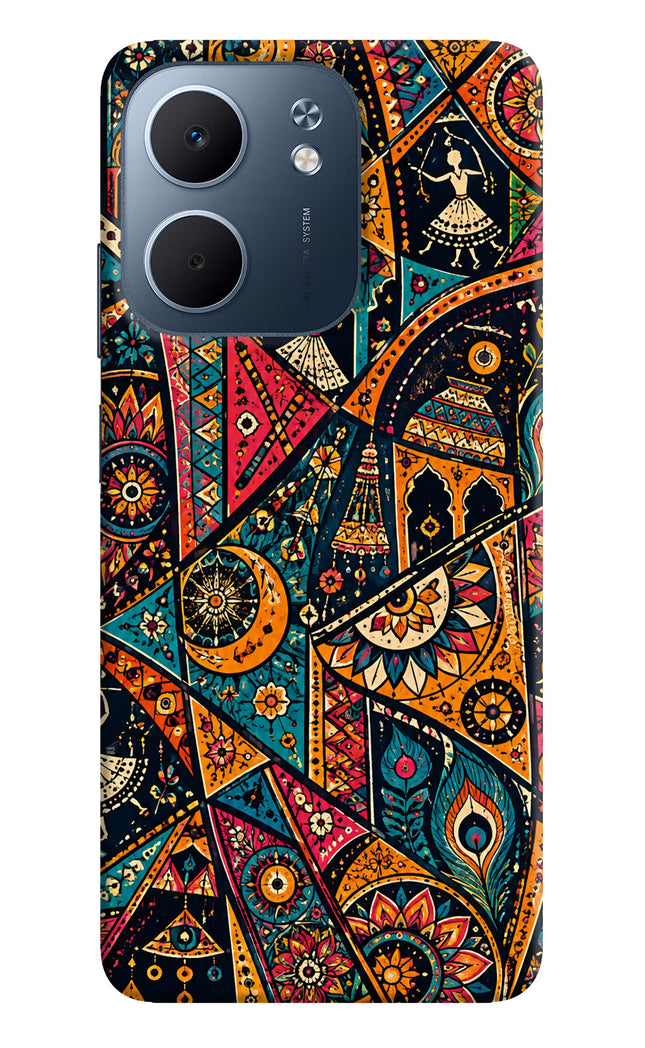 Folk Print Oppo A5x 5G Hard Case Back Cover by Casekaro