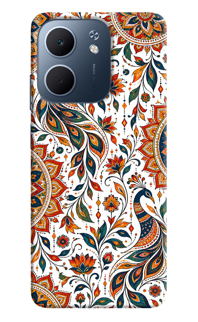 White Mayura Oppo A5x 5G Hard Case Back Cover by Casekaro