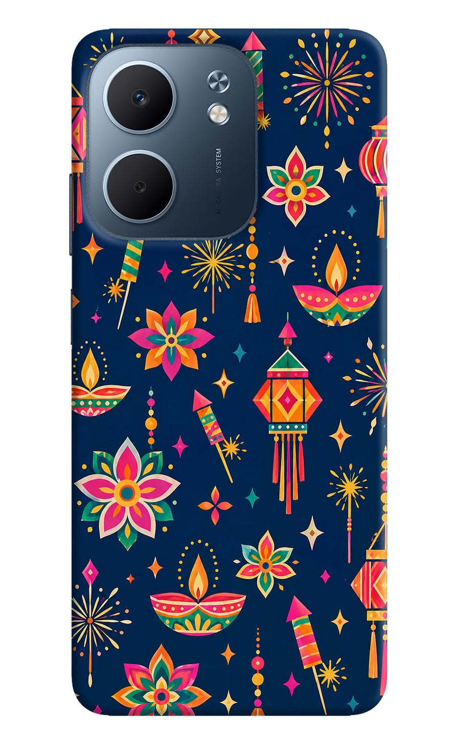 Festive Pop Oppo A5x 5G Back Cover, Hard case
