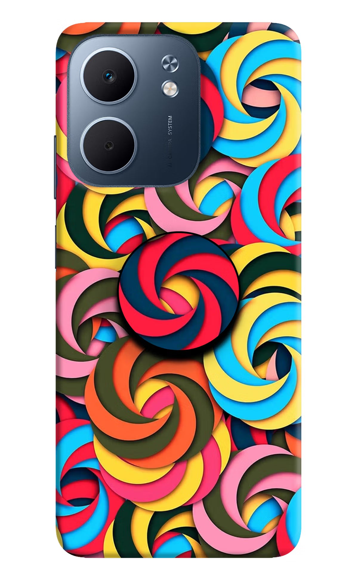 Spiral Pattern Oppo A5x 5G Pop Case by Casekaro