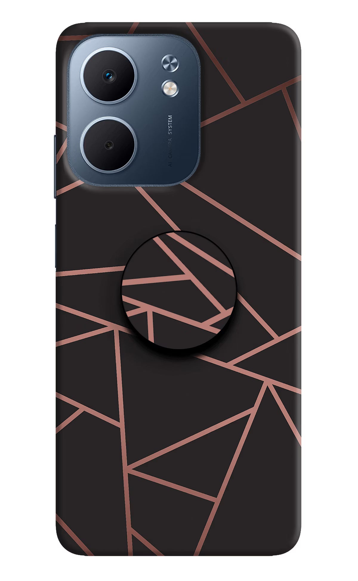 Geometric Pattern Oppo A5x 5G Pop Case by Casekaro