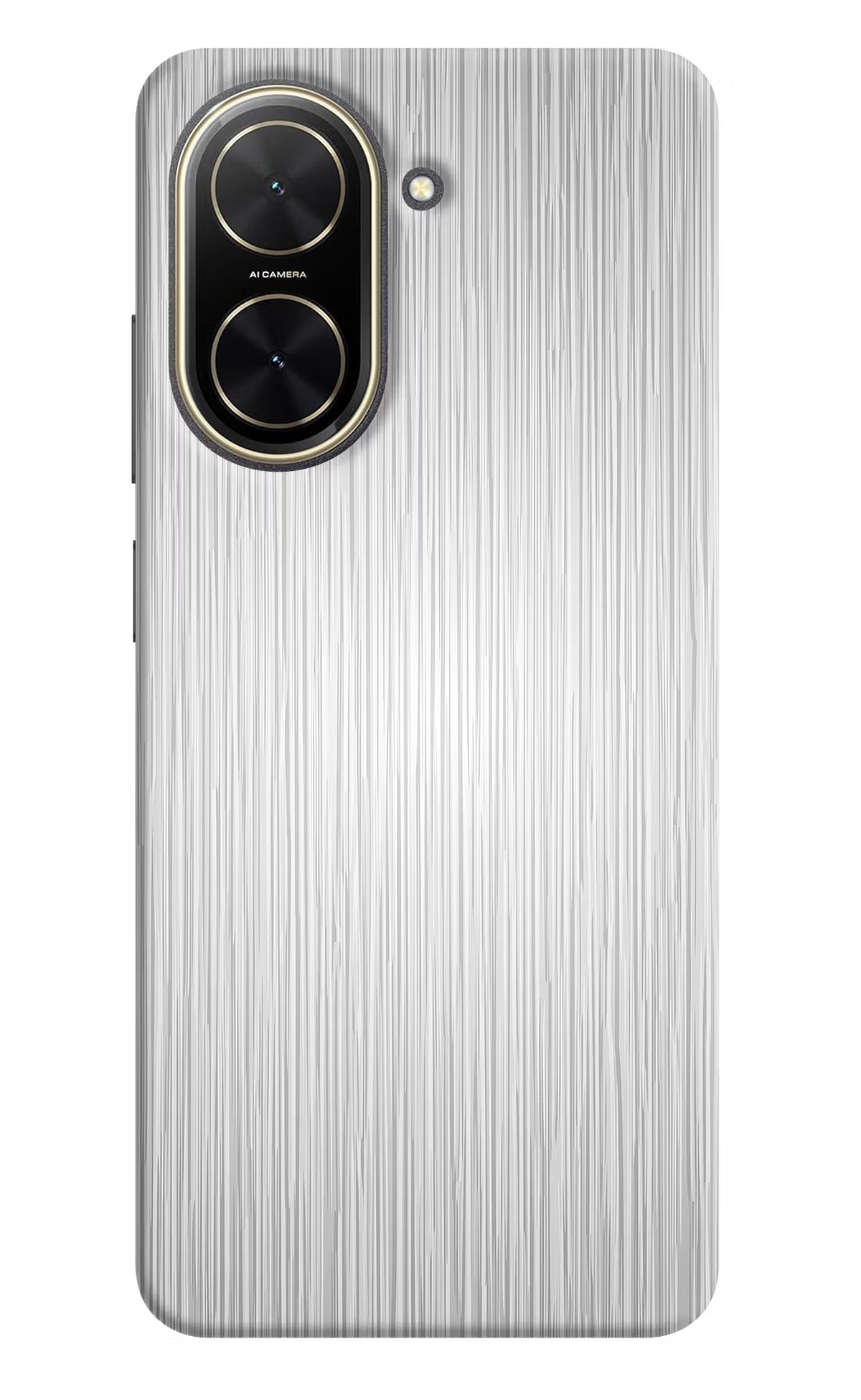 Wooden Grey Texture Poco C71 Back Cover