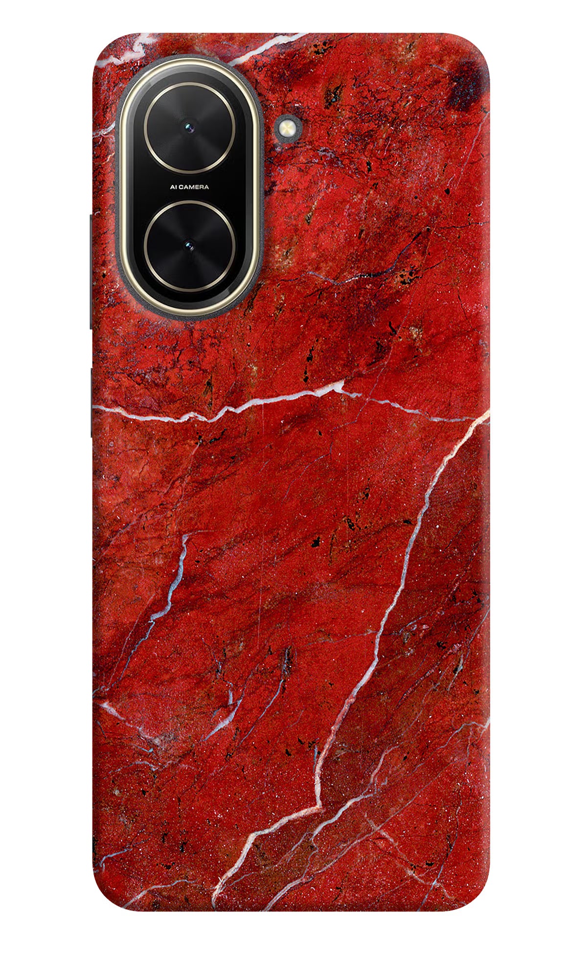 Red Marble Design Poco C71 Back Cover