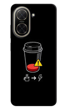 Coffee Poco C71 Back Cover