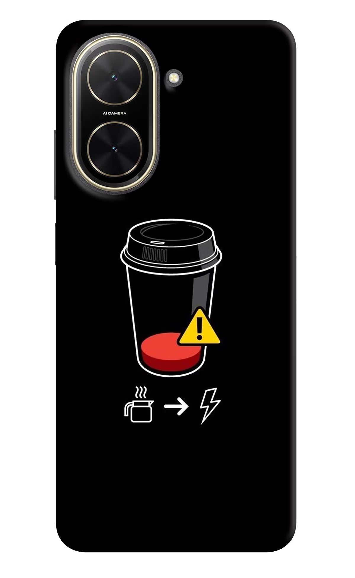 Coffee Poco C71 Back Cover