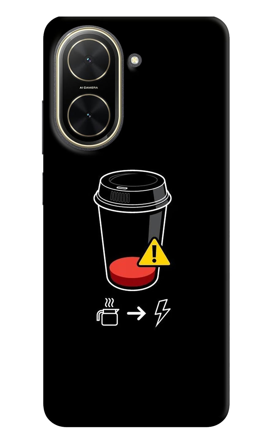 Coffee Poco C71 Back Cover, Hard case