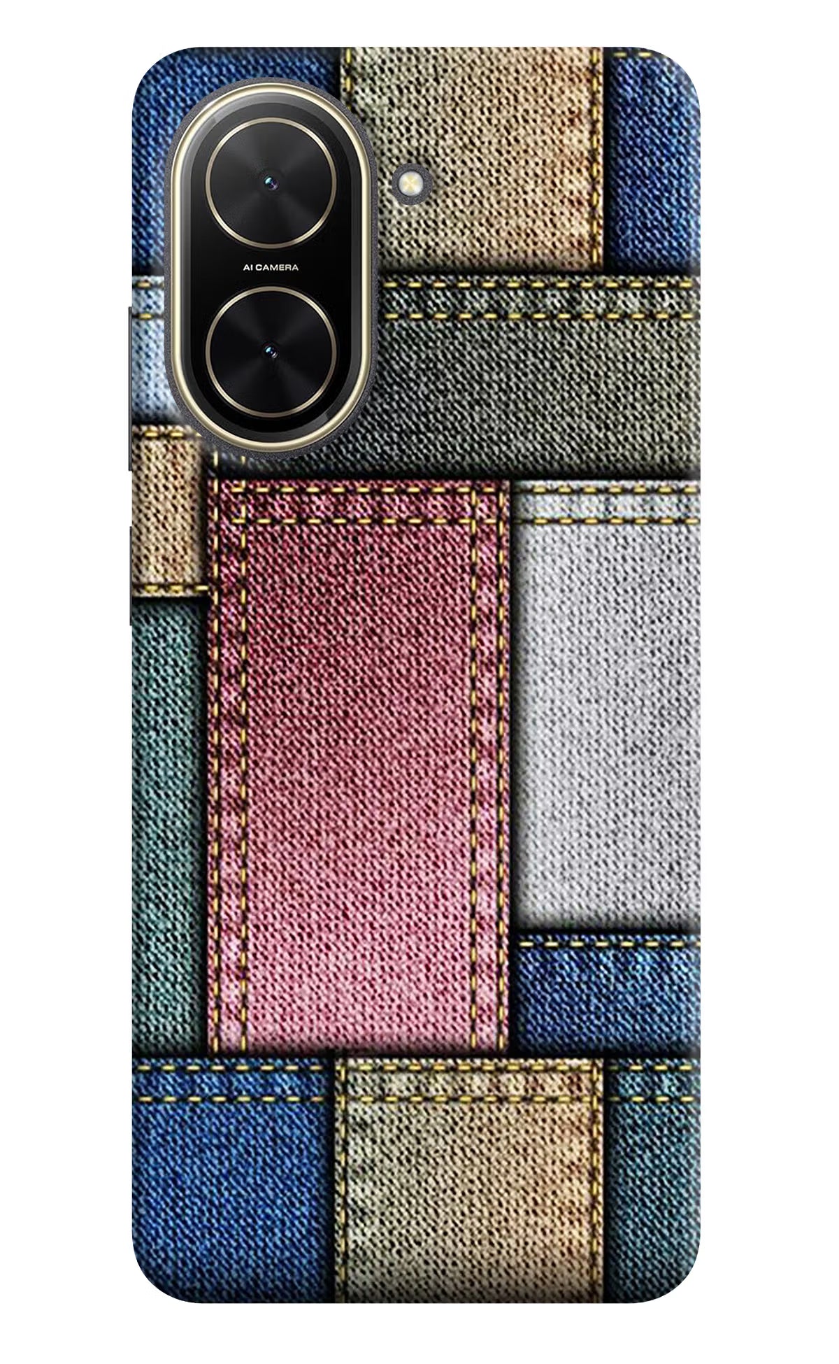 Multicolor Jeans Poco C71 Back Cover