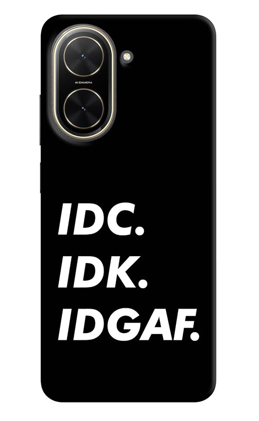 Idc Idk Idgaf Poco C71 Back Cover