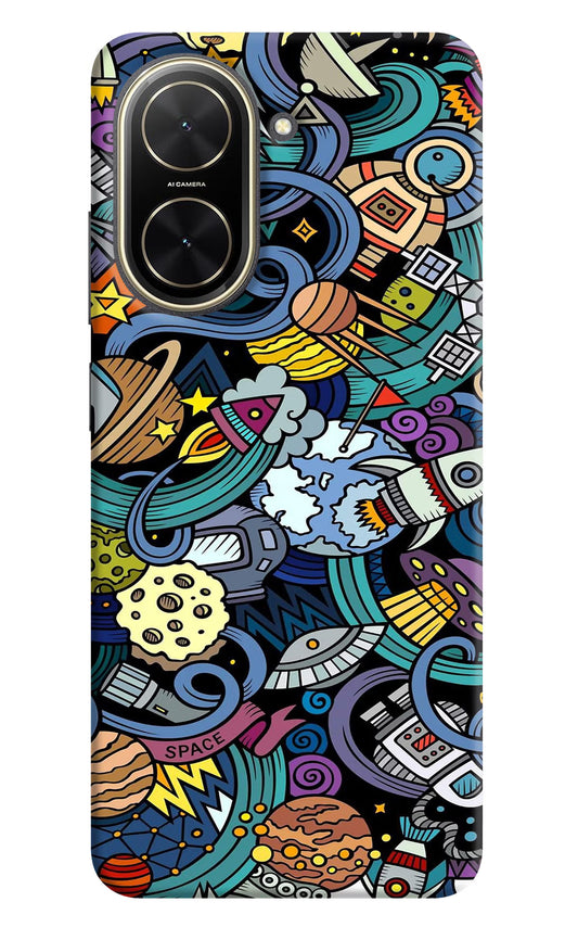 Space Abstract Poco C71 Back Cover